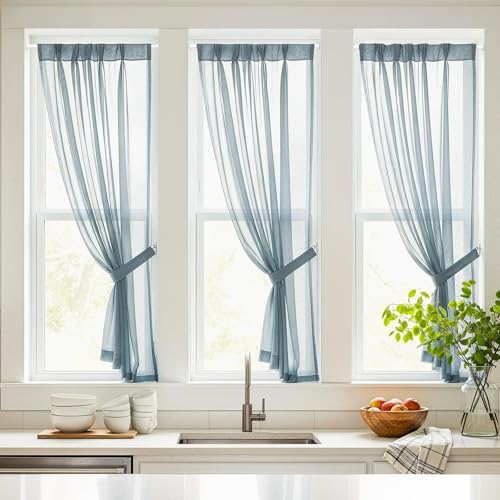 Spring Tension Curtain Rod 12-19 Inch, 2 Pack Tension Rods, White | No Drill, PVC Anti-Slip Caps, Rust Resistant, Stylish, Cost Effective, Fits Window Kitchen Curtain Doorway Bathroom Closet - color: White, size: 12-19 inch-2Pack