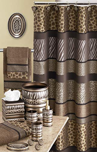 Zahari Home Safari Stripes Stylish Soap Dispenser Modern Classic Luxury Decor Animal Print Western Design Lotion Pump - color: Safari Stripes