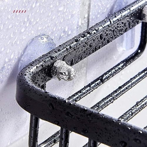 2Pcs Gold Soap Dish for Shower Creative Hanging Drain Rack,Self Adhesive Soap Dish Holder,Soap Holder Soap Dish Storage Rack,Damage Free Hanging Bathroom Drill Free Bathroom Accessories Soap Dishes