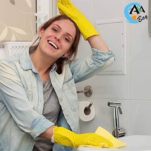 AVAbay® Sink Faucet Handheld Bidet Sprayer for Toilet I Bidet Attachment for Warm & Cold Water I Long 80" Hose Perfect for Feminine Hygiene, Cloth Diaper, Bathroom Toilet Cleaning - color: Faucet Bidet Sprayer