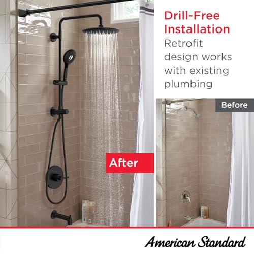 American Standard 24" Spectra Versa Shower System, Rain Head, Brushed Gold - color: Brushed Gold