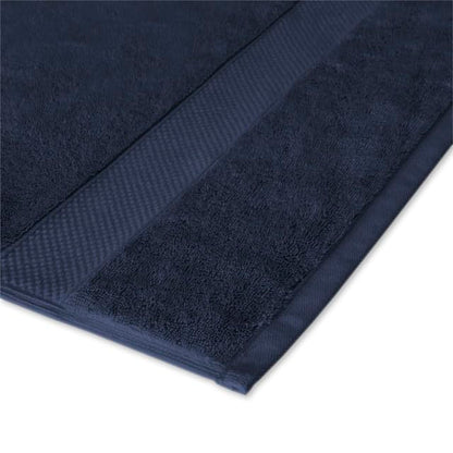 Maisonette Loft Egyptian Cotton Turkish Bathroom Towels Set, Soft & Absorbent, Ideal Quick Dry Luxury Hand & Large Bath Towels, Washcloths (6 Pack), Navy - color: Navy, style: Bath Towel Set - 6 Piece