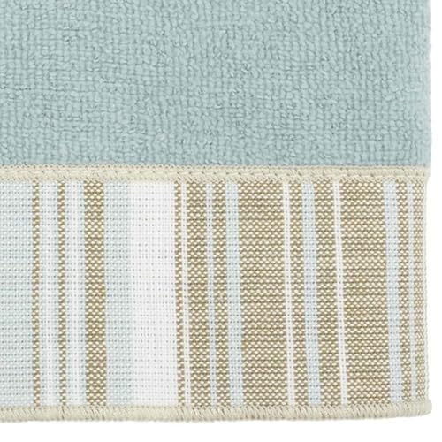 Avanti Linens - Hand Towel, Soft & Absorbent Cotton Towel (By the Sea Collection, Mineral) - color: Mineral, size: Hand Towel