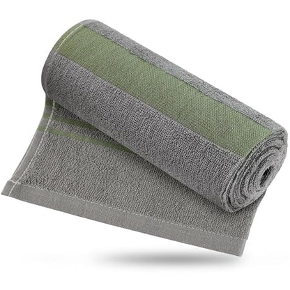 MINI 100% Cotton Camping Travel Towel - Small, Ultralight, Fast Drying, Highly Absorbent, Soft and Gentle on the Skin, Safe for the Planet (28"x13" Gray) - color: Gray Mini