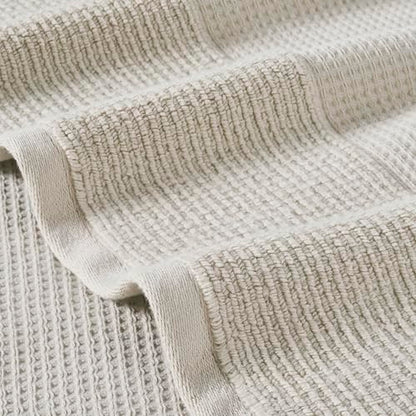 Modern Threads Waffle-Rib 6-Piece Towel Set – Premium Cotton Bath Towels, Ultra-Absorbent & Soft, Elegant Waffle Texture for Bathroom & Spa, Taupe - color: Taupe