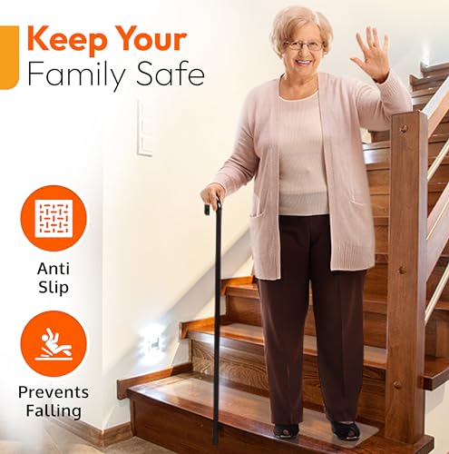 Clear Grip Tape for Stairs, Waterproof Anti-Slip Treads for Wooden Steps | 5 Pack, 6 x 24 Inches, Precut Design, Concrete Step Use, Heavy-Duty Adhesive, Works On All Surfaces, All-Weather Use - size: Clear, style: 5 Pack