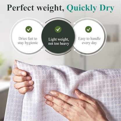 Korean Exfoliating Washcloth 2-Pack – Exfoliating Shower Towel/Body Scrub Cloths for Deep Cleansing & Dead Skin Removal (Fresh Green – Value Set) - color: Green2