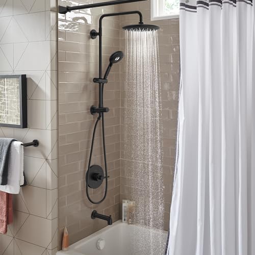 American Standard 24" Spectra Versa Shower System, Rain Head, Matte Black - color: Matte Black