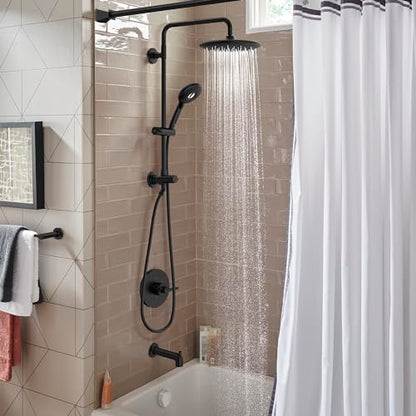 American Standard 24" Spectra Versa Shower System, Rain Head, Matte Black - color: Matte Black