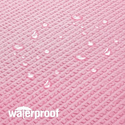Small Stall Shower Curtain - Embossed Textured Bathroom Curtain, 36 x 72 Shower Curtain for RV Camper, Machine Washable Water Resistance, Hot Pink - color: Hot Pink, size: 36"W x 72"L (Pack of 1)