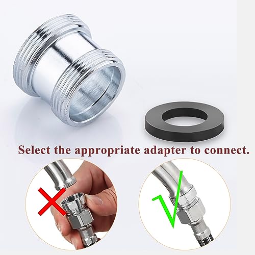 10 pcs Faucet Adapter Kit, CNYMANY Kitchen Aerator Adapter Set Male M20 Female Sink Adapter Connecting Garden Hose Water Filter Standard Hose via Diverter