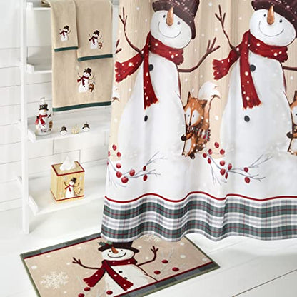 Avanti Linens - Hand Towel, 100% Cotton Velour, Holiday Decor, Set of Two (Friends Gather Collection) - size: Small