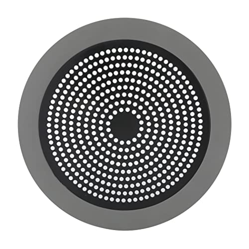 Danco 11085 Shower Drain Strainer, 5-3/4 inch, Matte Black - color: Matte Black, size: Round [Pack of 1], style: Shower