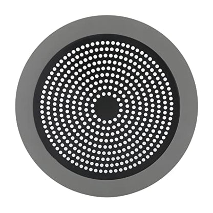Danco 11085 Shower Drain Strainer, 5-3/4 inch, Matte Black - color: Matte Black, size: Round [Pack of 1], style: Shower
