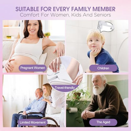 Jamini Ultra-Slim Detachable Bidet Attachment for Toilet – Non-Electric Cold Water, Self-Retraction Dual Nozzles, Step-less Pressure Dial, Dedicated Cleaning Mode, CA65 Certified - style: Signature Dial – Top