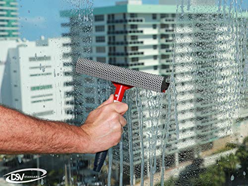 Window Squeegee for Window Cleaning, Window Cleaner Tool for Car Windshield, Shower Door, Boat | 2-in-1 Mini Squeegee for Home | Windshield Squeegee Kit for Car Windows - size: Handheld Squeegee