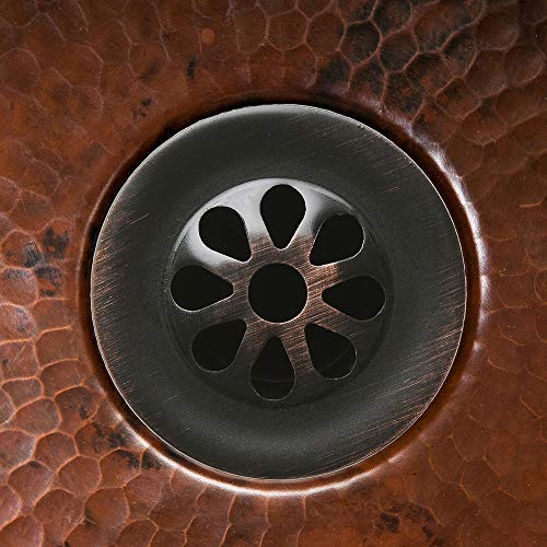 Premier Copper Products D-207ORB 1.5-Inch Non-Overflow Grid Bathroom Sink Drain, Oil Rubbed Bronze