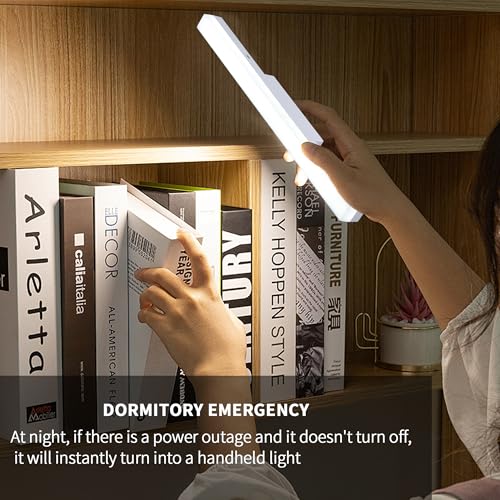 5W 16 Inches Wireless Rechargeable Wall Lights Bar,3CCT | 4000Mah Battery Operated Mirror Vanity Lights with Remote Dimmable and Timer,Magnetic Led Lights Bar for Makeup Mirror,Closet - color: 3CCT