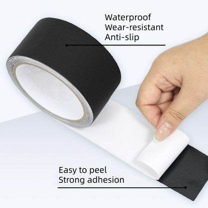 ONTWIE Rubber Grip Tape, Non Slip Tape for Handles, Anti Slip Tape, Making Handles or Contact Surfaces Safer (Black, 1.97in x 9.84ft)