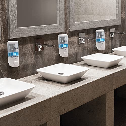 Soap Dispenser Wall Mount, 300ml/10oz Hand Liquid Shampoo Shower Gel Dispenser Manual Household Shampoo Conditioner Body Wash Dispenser for Bathroom Kitchen Office