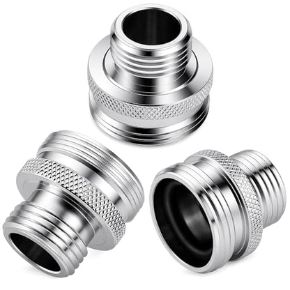 3 PCS Ball End Shower Arm Adapter Kit Fit for Vintage Showers | 14UN & 20UN to 1/2" NPT Thread Converter,Old Fashioned Ball Shower Arm to 1/2'' Standard Fittings