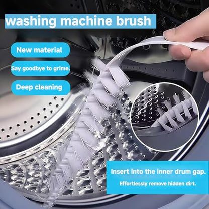 8 Pack Washing Machine Cleaner Brush, Dryer Cleaning Brush, Crevice Cleaning Brush for Bathroom, Shower, Kitchen, Cup,Tile, Tub, Sink-Ideal and Aractical Household Cleaning Tool Set