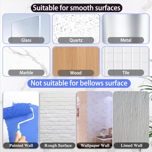 Shower Caddy Adhesive - Strong Shower Caddy Adhesive Hooks Replacement, Waterproof Shower Adhesive Strips, No Drilling, for Bathroom Storage Shelves and Kitchen Racks 16 Pack