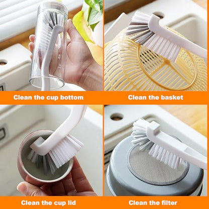 12Pcs Crevice Cleaning Brush Set, Hard Bristle Gap Cleaning Tools, Multifunctional Brushes for Kitchen, Bathroom, Grout, Sink, Bottle, Teapot, Blender, Window & Car (12pcs) - color: 12pcs