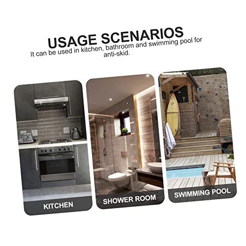 6pcs Transparent Non Slip Bath Strips Adhesive Stickers for Bathtubs Showers Stairs and Floors Skid for Bathroom Safety - size: 6 pcs