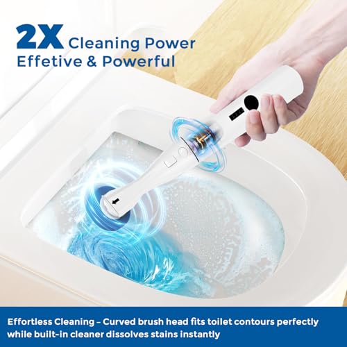 36 Refills Disposable Toilet Brush Heads for HK-047 | 36 replaceable heads, 4-month supply based on twice-weekly use, 2 packs for 8 months, 3 packs for full year, cost-effective