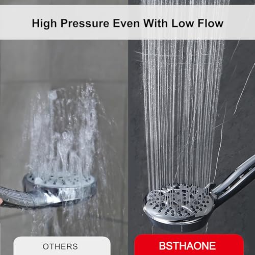 Rain Shower Head Combo-14''Rainfall ShowerHead,8 Modes Handheld with ON/OFF Pause Switch, Double High Pressure Shower heads with Hose,Adjustable and detachable for Couple and Kids - style: Contemporary
