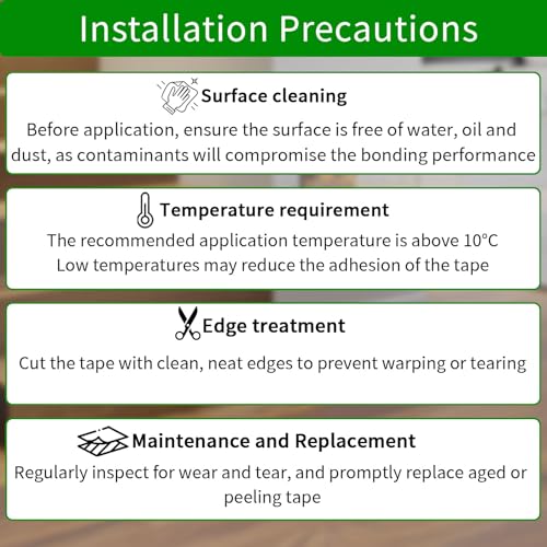 Glow in Dark Anti Slip Tape, 4" x35FT Heavy Duty Waterproof Safety Grip Tape for Stairs, Pool, Bathroom - Black & Glow Stripe Indoor/Outdoor Multi-Purpose Traction Tape - size: 4 Inch x 35 Feet