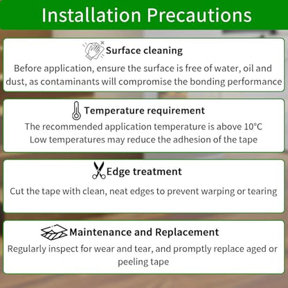 Glow in Dark Anti Slip Tape, 4" x35FT Heavy Duty Waterproof Safety Grip Tape for Stairs, Pool, Bathroom - Black & Glow Stripe Indoor/Outdoor Multi-Purpose Traction Tape - size: 4 Inch x 35 Feet