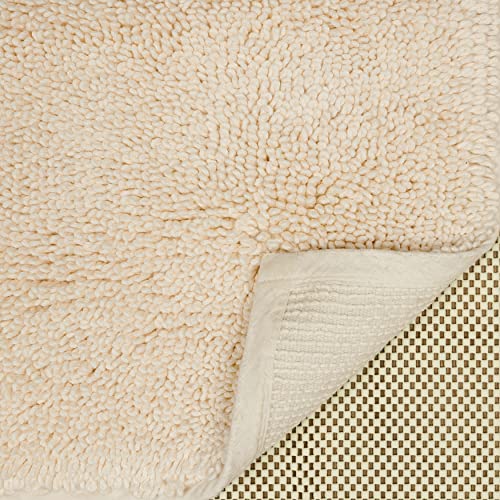 Mohawk Home Classic Cotton Ii Parchment 2' x 5' Bath Mat - color: Ivory, size: 2' x 5' (Rectangular)