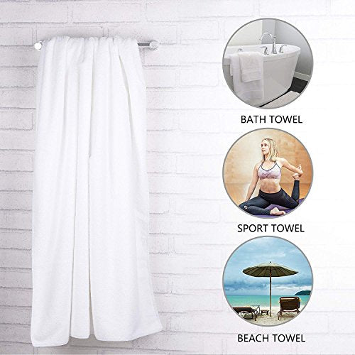 JML Bath Towels with Hanging Loop, 30"x60", 2 Pack, Navy | Microfiber, Super Soft, Absorbent, Fast Dry, Lightweight, Lint Free, Fade Resistant Luxury Hotel & SPA Towel - color: Navy, size: 30 in x 60 in