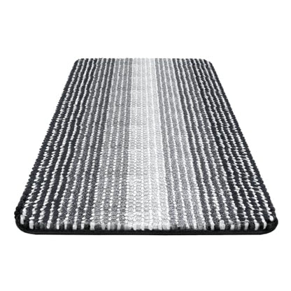 Mat Bath Mats for Bathroom 30×20, Extra Soft Non Slip Absorbent Rubber Back, Machine Washable Quick Dry Durable Bathroom Floor Rug for Tub, Shower Areas Chenille Mat