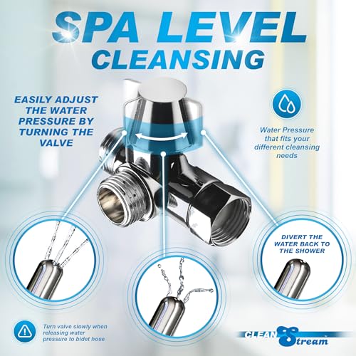 Cleanstream Shower Enema Set for Beginners, Men, Women,5 Piece Set, Grey. - color: Silver