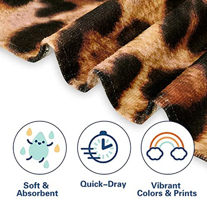 LIVILAN Oversized Leopard Beach Towel Cheetah Blanket for Women Girls, Thin Lightweight Microfiber Sand Free Quick Dry Towel, 30”X60” Pool Bath Yoga Shower Cheetah Gifts - color: Yellow Leopard Beach Towel, size: 60.00" x 30.00"