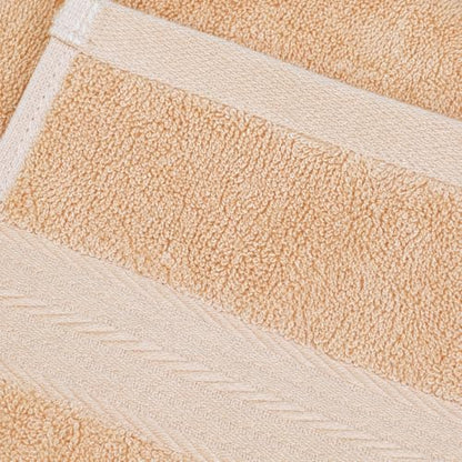100% Cotton Hand Towels 18x28 Inches, 600 GSM, Soft & Absorbent, Set of 8, Beige - color: Beige, size: Hand Towel Set of 8