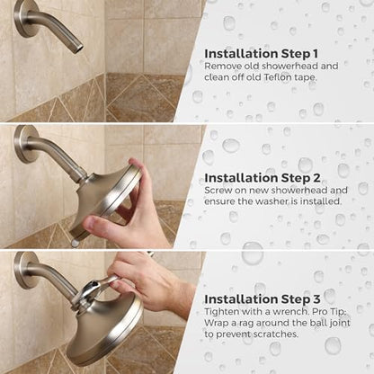 Pfister HydroFuse Shower Head, Shower Arm Not Included, 6-Function, 1.75 GPM, Spot Defense Matte Black Finish, 015WS2HF01SDB - color: Spot Defense Matte Black, size: 1.75 GPM