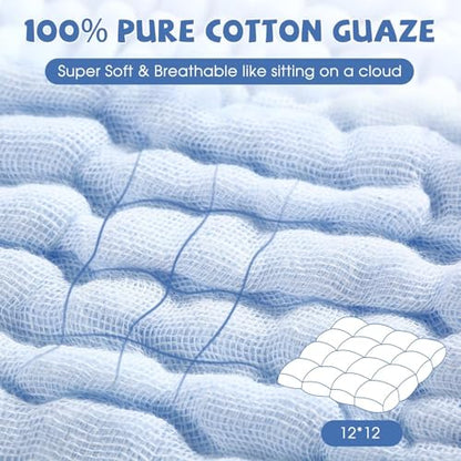 Cotton washcloths, face Cleaning Cloths,Bath Small Towels,6 Pack, 12x12 Inches - color: Blue