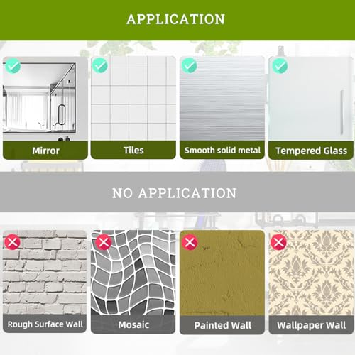 MIUTME 14-Pack Shower Caddy Adhesive Replacement, Strong Adhesive Hooks Strips,Transparent Shower Shelf Adhesion Stickers No Drilling,for Soap Holder, Bathroom Corner Shelves and Kitchen Racks - size: 14