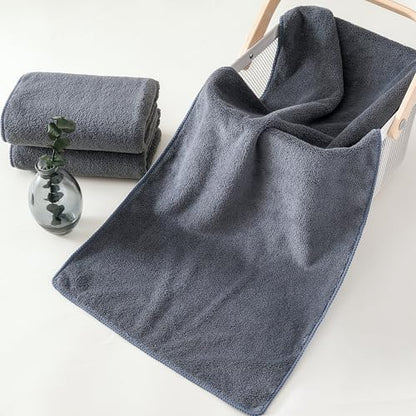 Lumimi Towel Set of 8 Very Soft Microfiber 4 Bath and 4 Hand Towels Quick Dry Light Weight for Bathroom Gym Salon, 8 Pack Dark Grey - color: Dark Grey, size: 4 Bath + 4 Hand