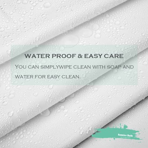 White Plastic Shower Curtain Liner, 72x72 Inch Thin Lightweight Plastic Bathroom Shower Showroom Inner Curtain with Rustproof Metal Grommet Holes and Weighted Magnets - color: A03-white, size: 72"W x 72"L (Pack of 1)