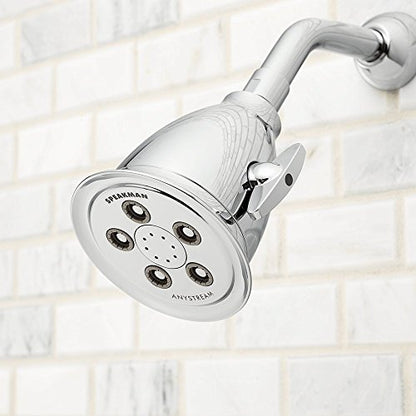 Speakman, Polished Chrome S-2005-HB-E2 Hotel Anystream 2.0 GPM Adjustable Shower Head - color: Polished Chrome, size: 2 GPM