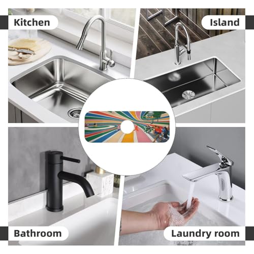 Beatles Come Together Abbey Road Kitchen sink faucet pad, strong water absorption, anti slip, easy to clean, very suitable for splash and drip prevention, suitable for kitchens and bathrooms - color: Beatles Come Together Abbey Road