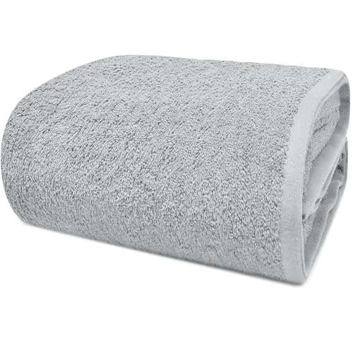 DAN RIVER Pack of 1 Bath Sheet 40x80 Inches, Extra Large Oversized Bath Towels, Thick Absorbent Hotel Bath Towels - Highrise - color: Highrise