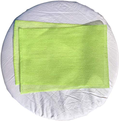 2 pcs/set LONG Home Sauna Spa Exfoliating Nylon Bath Cloth/Towel - Body Back Scrubber - Magic Shower Washcloth For Body - Shower Scrubber - Remove Dead Skin - Great for Skin Care in the Bath