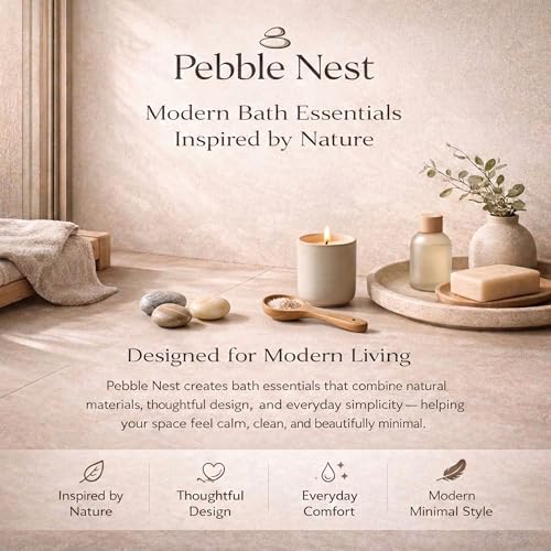 Stone Bath Mat – Diatomaceous Earth Quick Drying Non-Slip Bathroom Mat – Absorbent Diatomite Shower Mat, Durable & Easy to Clean, Modern, 23.6" x 15.3", (Slate Grey - Sora) - color: Slate Grey - Sora