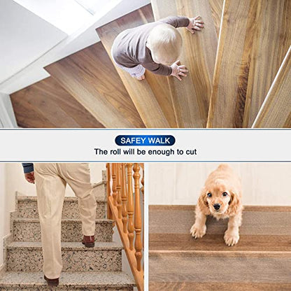 SANKEMU Anti Slip Transparent Anti Slip Tape, 2 inch by 16.5 feet, Non-Slip Traction Grip Tape to Tubs, Boats, Stairs, Clear, Soft, Comfortable for Bare feet - size: 2 Inch x 16.5 Feet Clear